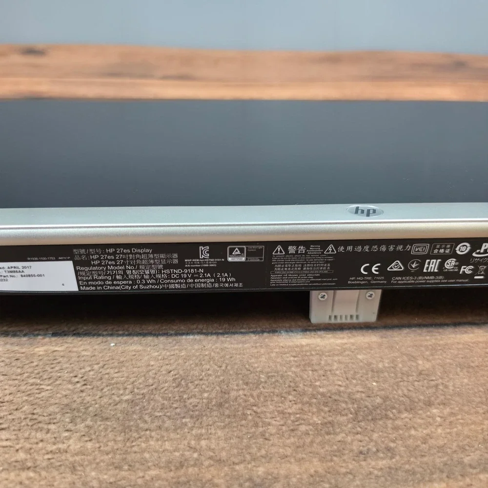 HP 27es Monitor 27